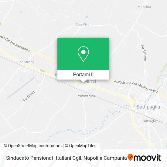 Mappa Sindacato Pensionati Italiani Cgil