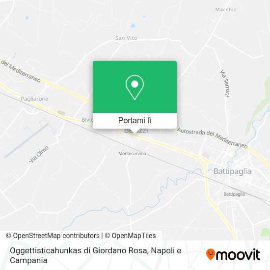 Mappa Oggettisticahunkas di Giordano Rosa