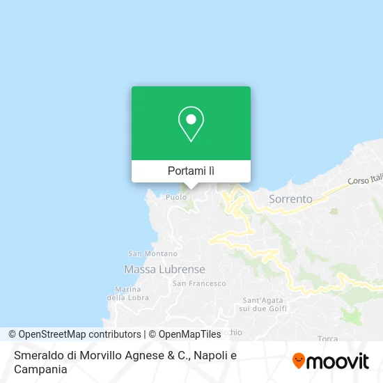 Mappa Smeraldo di Morvillo Agnese & C.