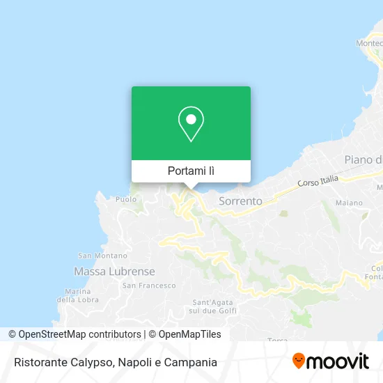 Mappa Ristorante Calypso