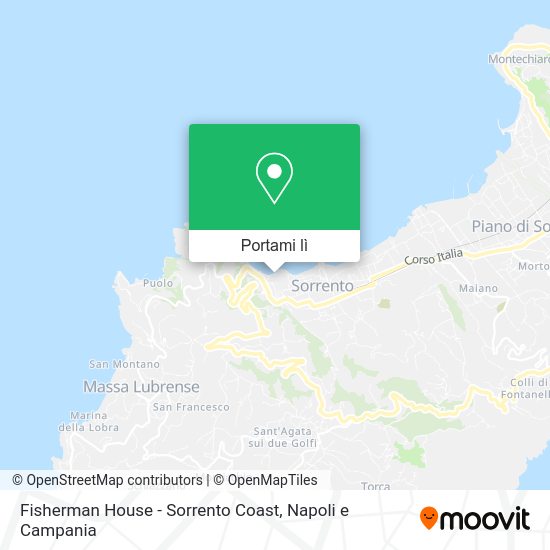 Mappa Fisherman House - Sorrento Coast