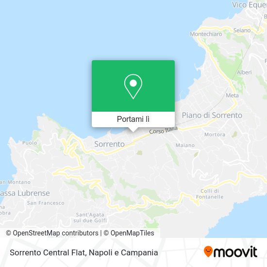 Mappa Sorrento Central Flat