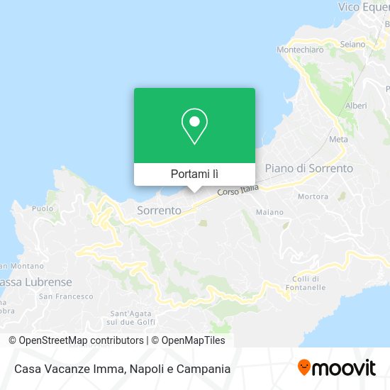 Mappa Casa Vacanze Imma