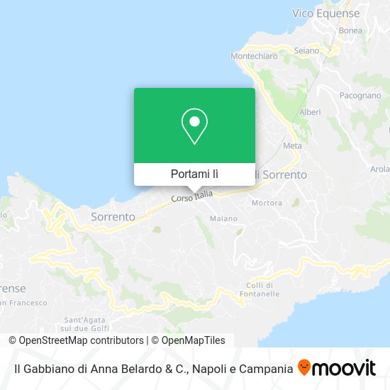 Mappa Il Gabbiano di Anna Belardo & C.