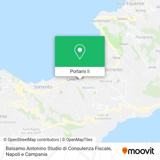 Mappa Balsamo Antonino Studio di Consulenza Fiscale