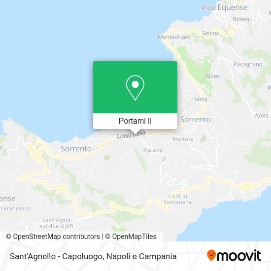 Mappa Sant'Agnello - Capoluogo