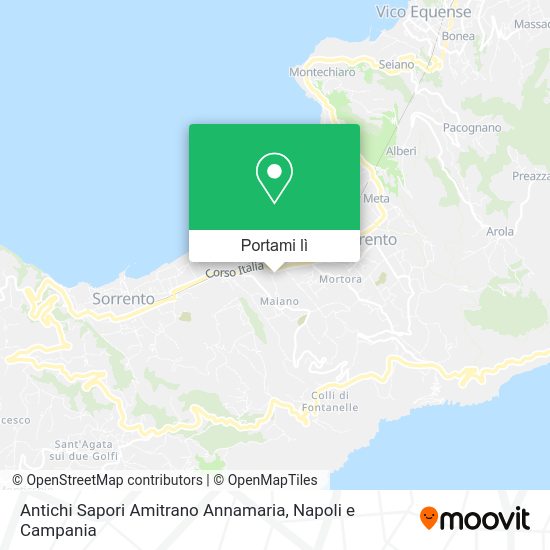 Mappa Antichi Sapori Amitrano Annamaria