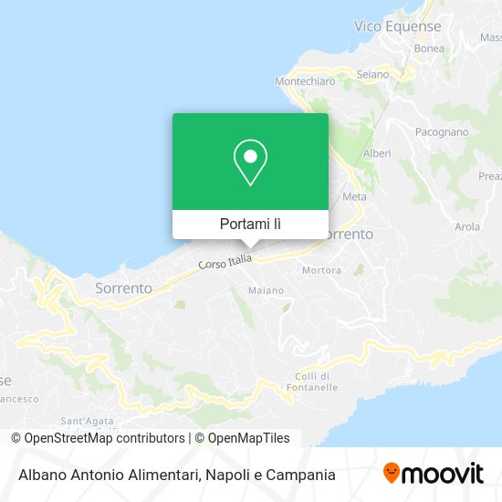 Mappa Albano Antonio Alimentari