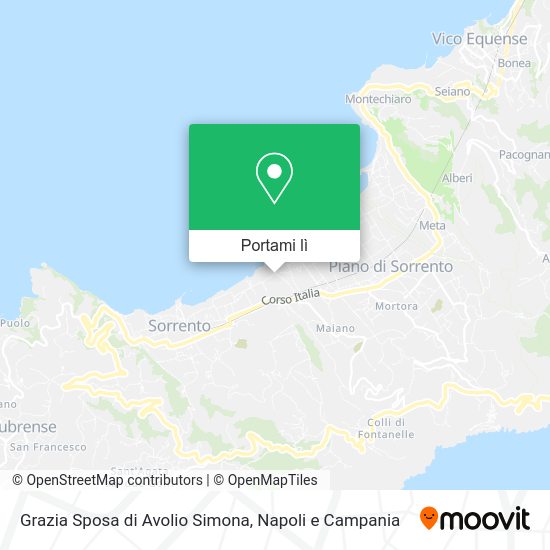 Mappa Grazia Sposa di Avolio Simona