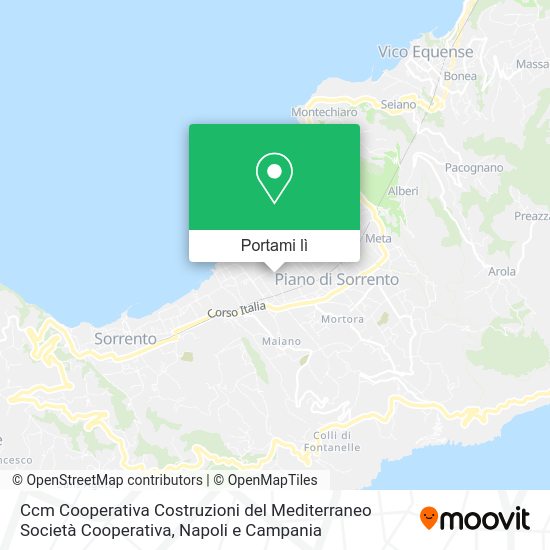 Mappa Ccm Cooperativa Costruzioni del Mediterraneo Società Cooperativa