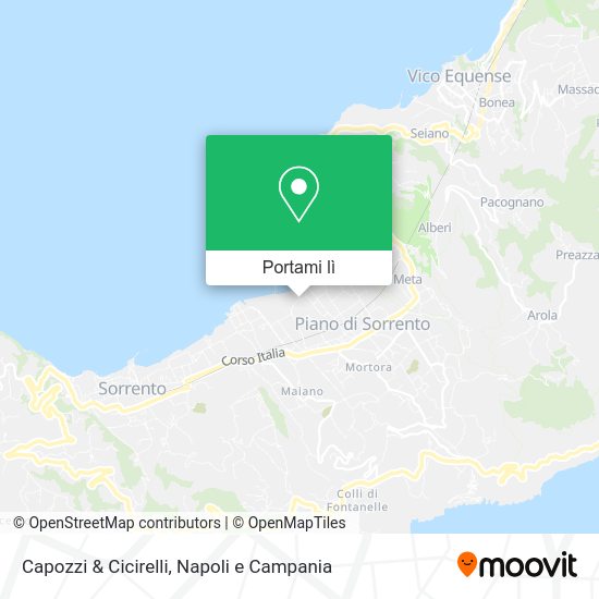 Mappa Capozzi & Cicirelli