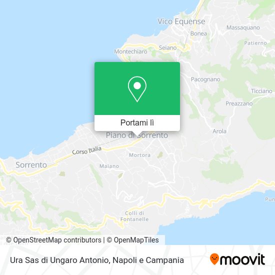 Mappa Ura Sas di Ungaro Antonio