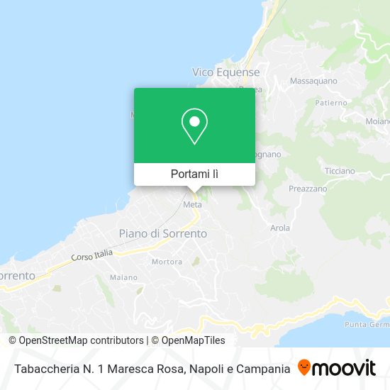 Mappa Tabaccheria N. 1 Maresca Rosa