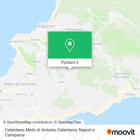 Mappa Celentano Moto di Antonio Celentano