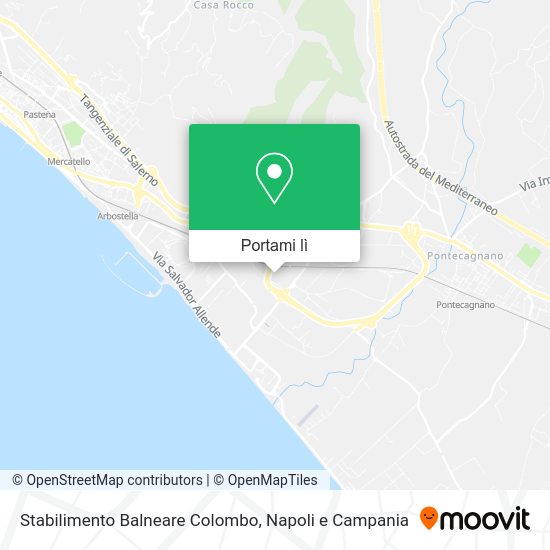 Mappa Stabilimento Balneare Colombo