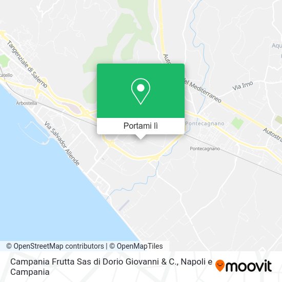 Mappa Campania Frutta Sas di Dorio Giovanni & C.