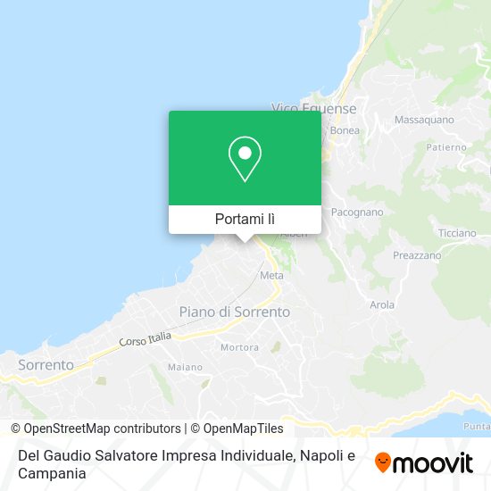 Mappa Del Gaudio Salvatore Impresa Individuale