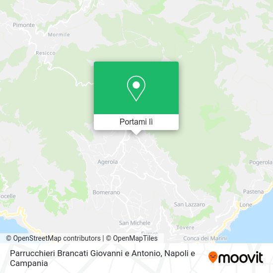 Mappa Parrucchieri Brancati Giovanni e Antonio