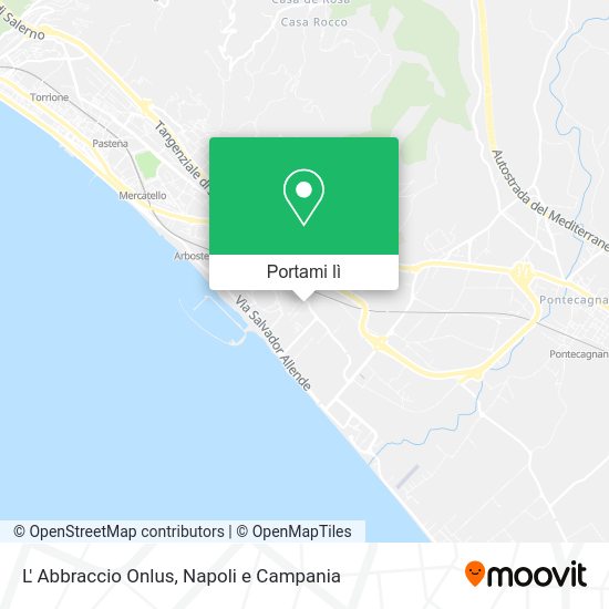 Mappa L' Abbraccio Onlus