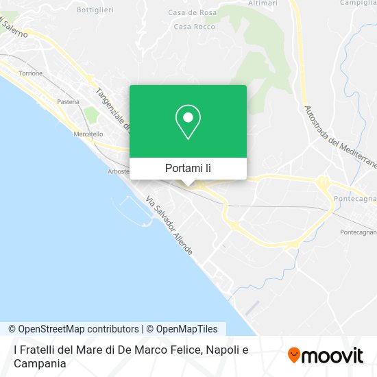 Mappa I Fratelli del Mare di De Marco Felice