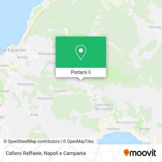 Mappa Cafiero Raffaele