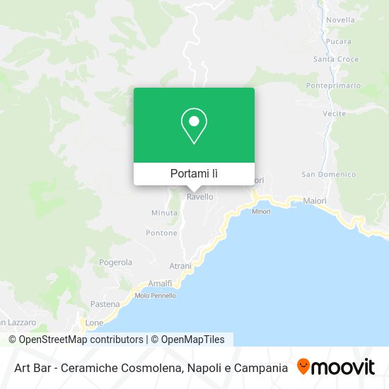 Mappa Art Bar - Ceramiche Cosmolena
