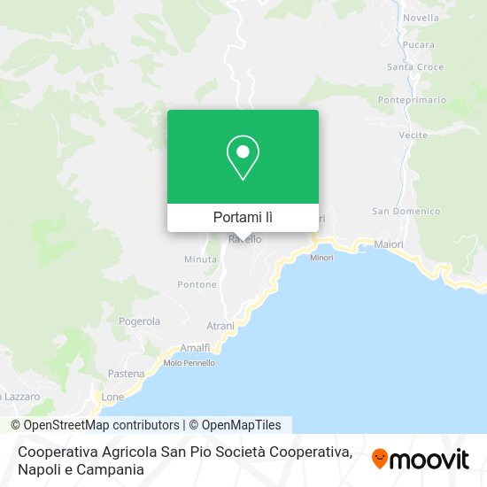 Mappa Cooperativa Agricola San Pio Società Cooperativa