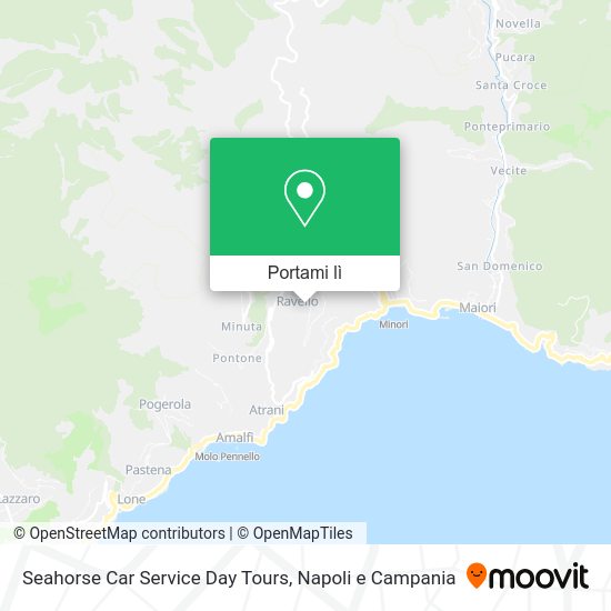 Mappa Seahorse Car Service Day Tours