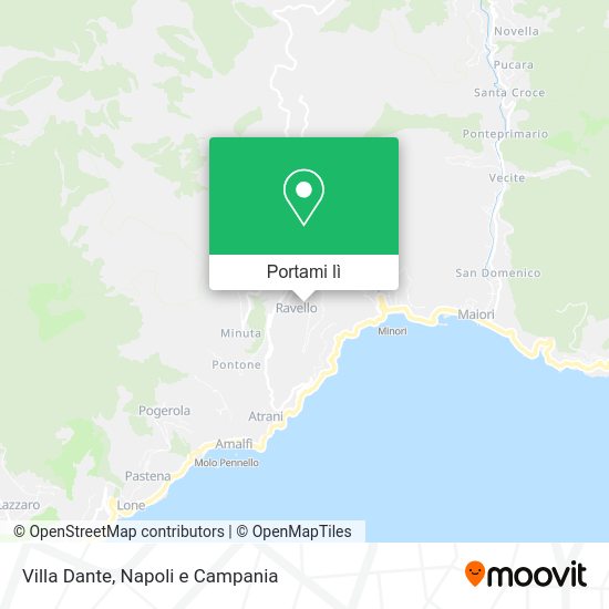 Mappa Villa Dante