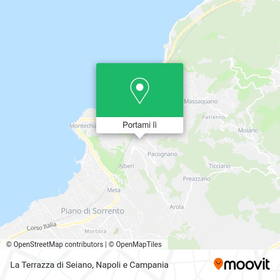 Mappa La Terrazza di Seiano