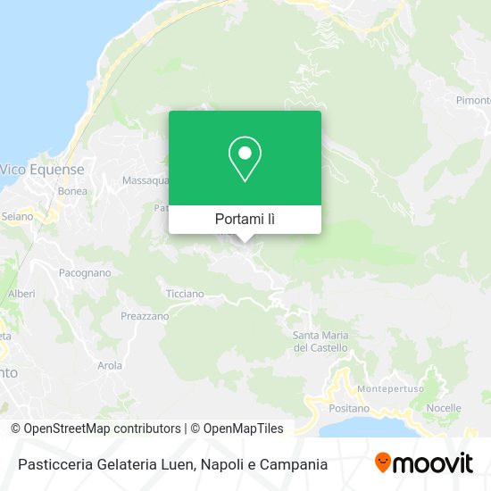 Mappa Pasticceria Gelateria Luen