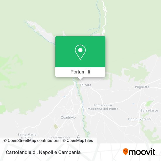 Mappa Cartolandia di
