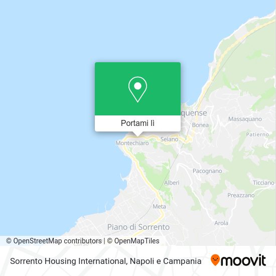 Mappa Sorrento Housing International