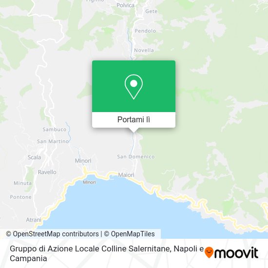 Mappa Gruppo di Azione Locale Colline Salernitane