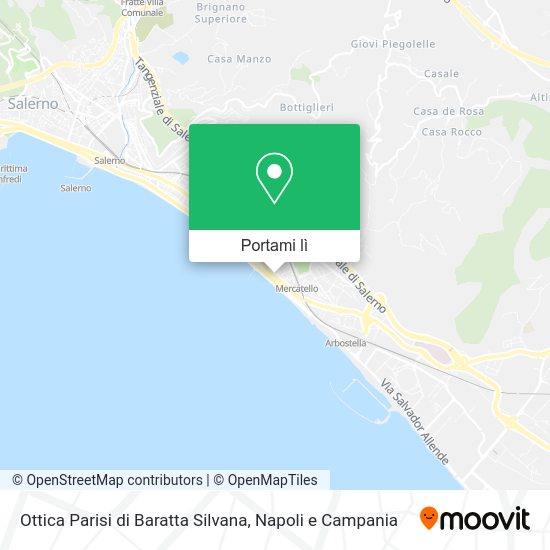 Mappa Ottica Parisi di Baratta Silvana