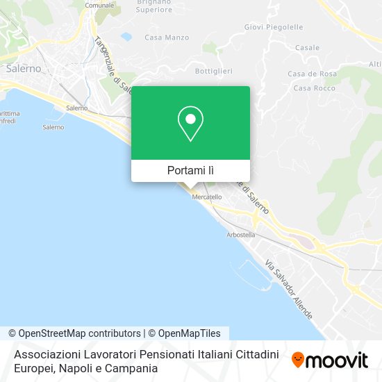 Mappa Associazioni Lavoratori Pensionati Italiani Cittadini Europei