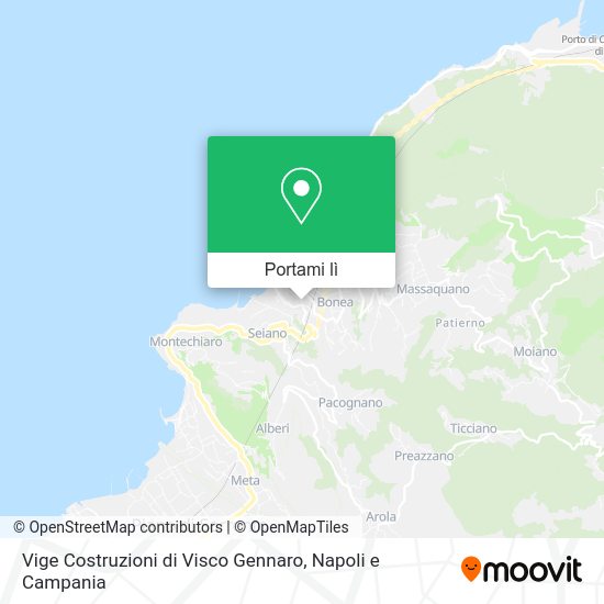 Mappa Vige Costruzioni di Visco Gennaro
