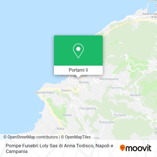 Mappa Pompe Funebri Loly Sas di Anna Todisco