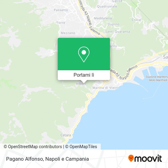 Mappa Pagano Alfonso