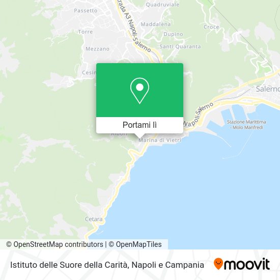 Mappa Istituto delle Suore della Carità