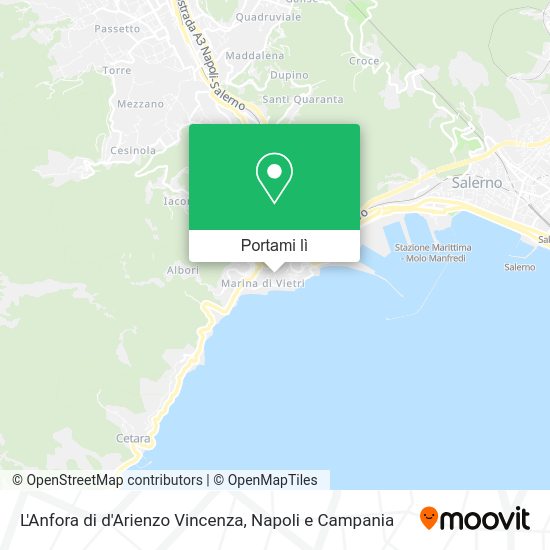 Mappa L'Anfora di d'Arienzo Vincenza