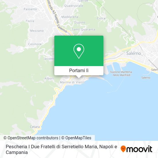 Mappa Pescheria I Due Fratelli di Serretiello Maria
