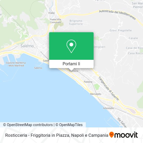Mappa Rosticceria - Friggitoria in Piazza