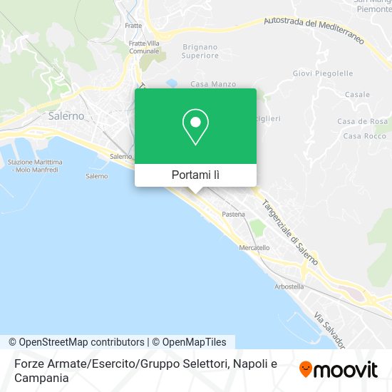 Mappa Forze Armate / Esercito / Gruppo Selettori