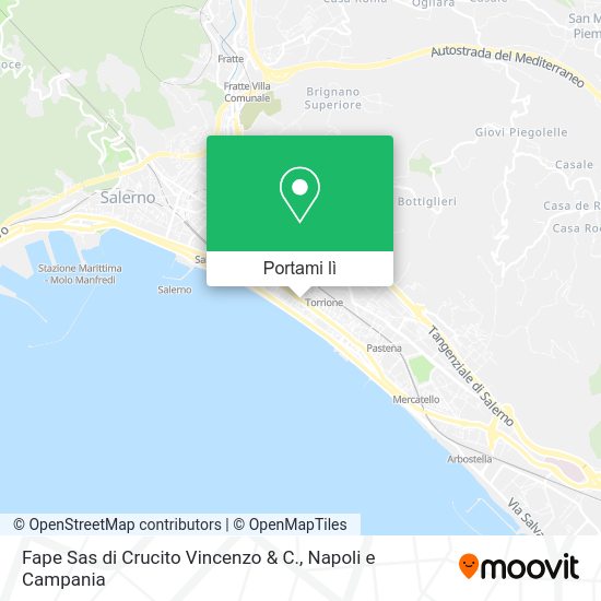 Mappa Fape Sas di Crucito Vincenzo & C.