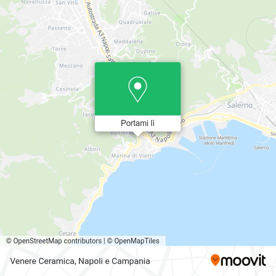 Mappa Venere Ceramica