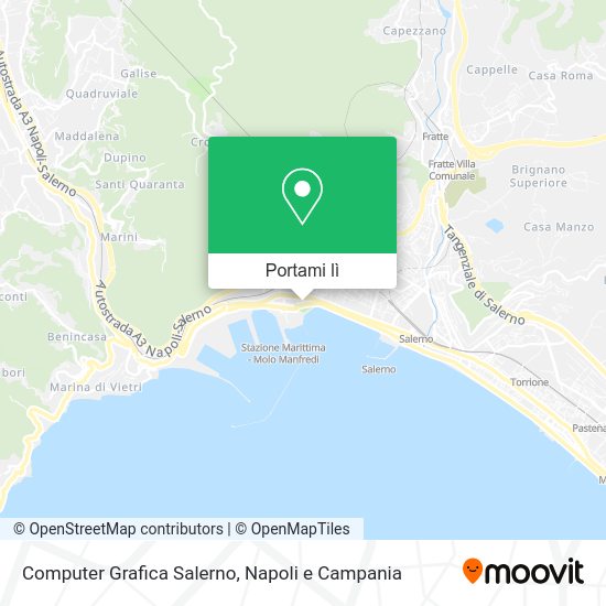 Mappa Computer Grafica Salerno