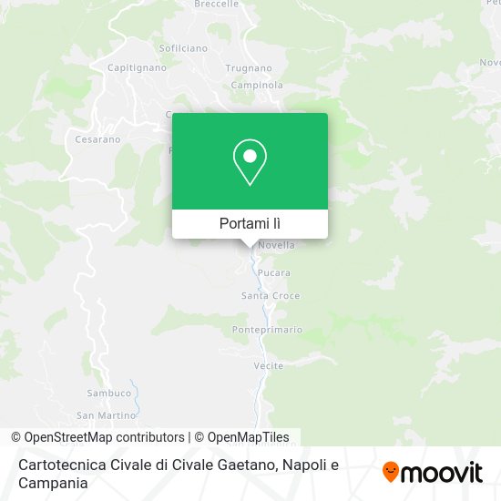 Mappa Cartotecnica Civale di Civale Gaetano