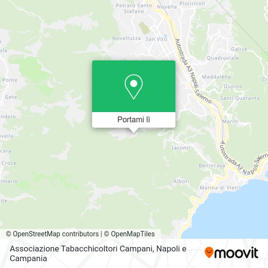 Mappa Associazione Tabacchicoltori Campani