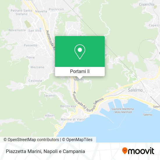 Mappa Piazzetta Marini